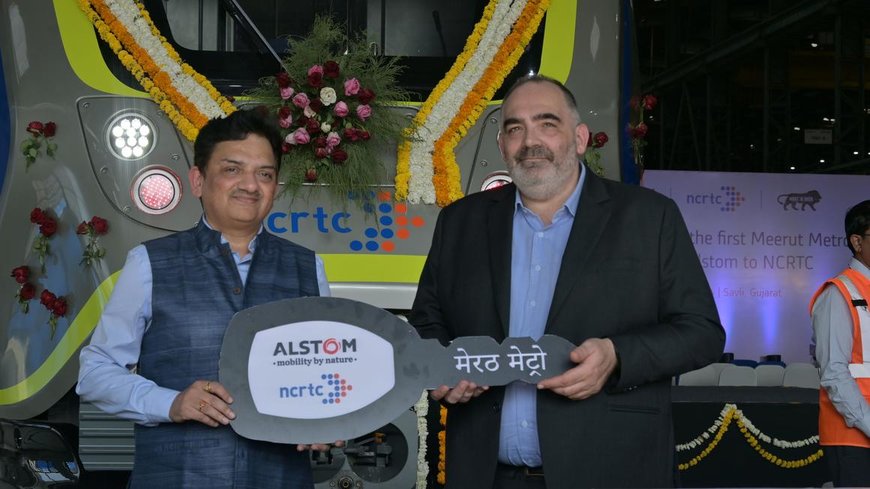 Alstom successfully delivers the first trainset for the Meerut Metro project